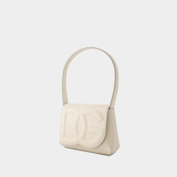Sac DG Logo - Dolce&Gabbana - Cuir - Ivoire