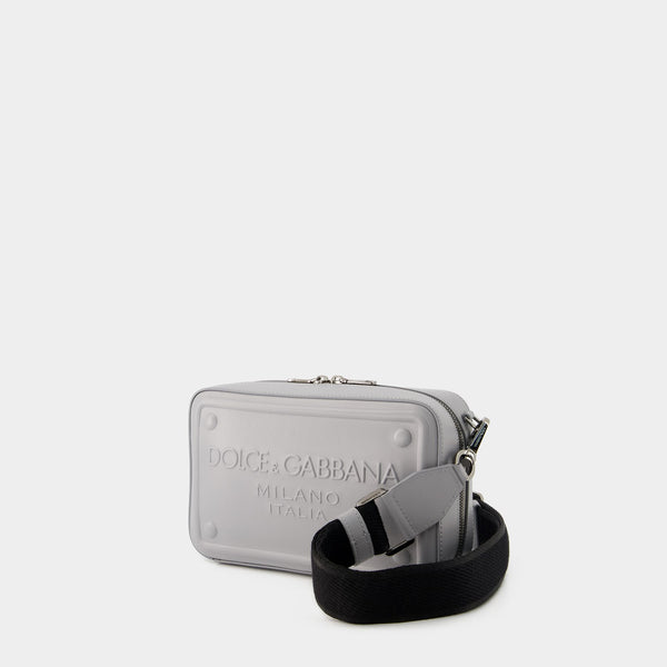 Sac À Bandoulière Camera - Dolce&Gabbana - Cuir - Gris
