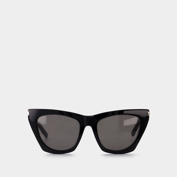 Lunettes de Soleil en Acétate Noir/Gris
