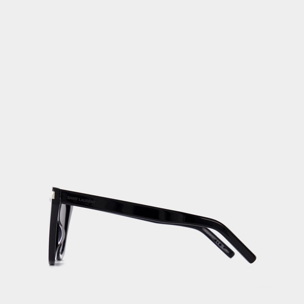 Lunettes de Soleil en Acétate Noir/Gris