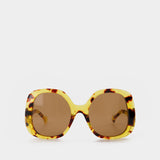 Lunettes De Soleil - Gucci - Havana/Marron