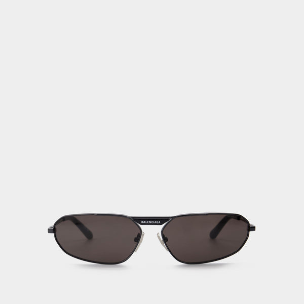 Lunettes De Soleil - Balenciaga - Métal - Gris