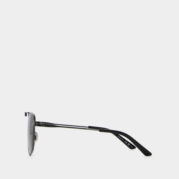 Lunettes De Soleil - Balenciaga - Métal - Gris