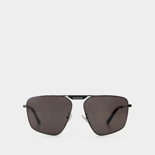 Lunettes De Soleil - Balenciaga - Métal - Gris