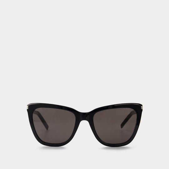 Lunettes De Soleil - Saint Laurent - Acétate - Noir