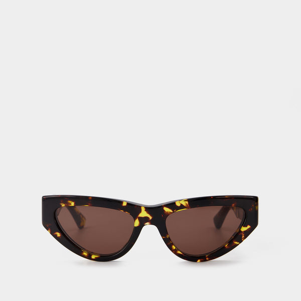 Lunettes De Soleil - Bottega Veneta - Acétate - Havana/Marron