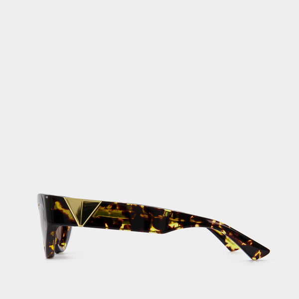 Lunettes De Soleil - Bottega Veneta - Acétate - Havana/Marron