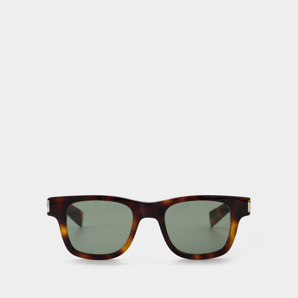 Lunettes De Soleil - Saint Laurent - Acétate - Havana