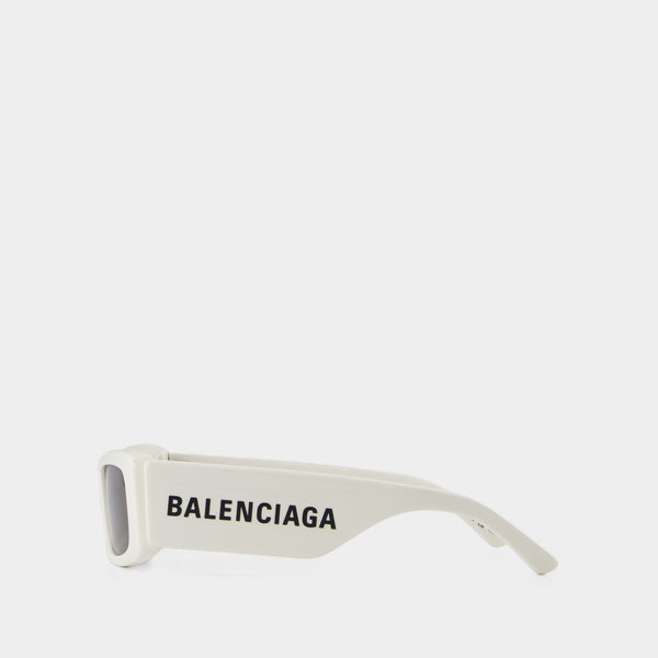Lunettes De Soleil - Balenciaga  - Acétate - Blanc