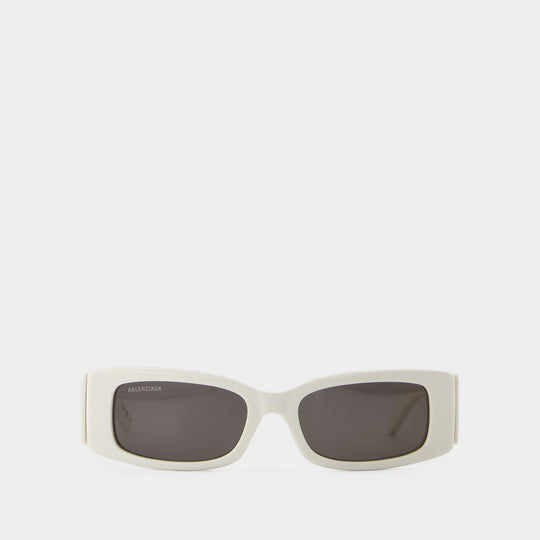 Lunettes De Soleil - Balenciaga  - Acétate - Blanc