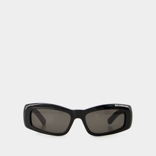 Lunettes De Soleil - Balenciaga - Acétate - Noir/Gris