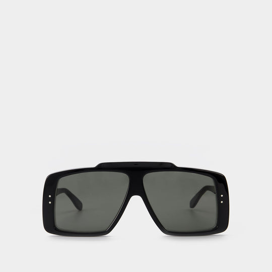 Lunettes De Soleil - Gucci - Acétate - Noir/Gris