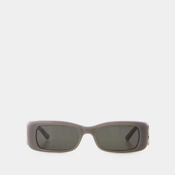 Lunettes De Soleil - Balenciaga - Acétate - Gris/Argenté