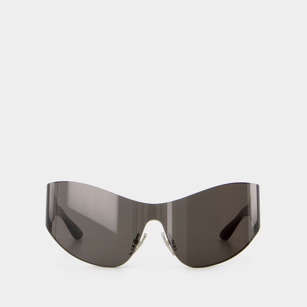 Lunettes De Soleil - Balenciaga  - Acétate - Gris