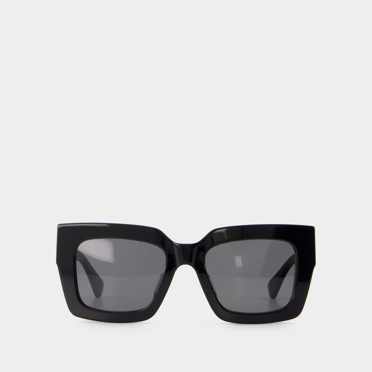 Lunettes De Soleil - Bottega Veneta - Acétate - Noir