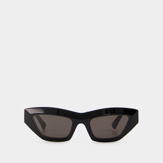 Lunettes De Soleil - Bottega Veneta - Acétate - Noir