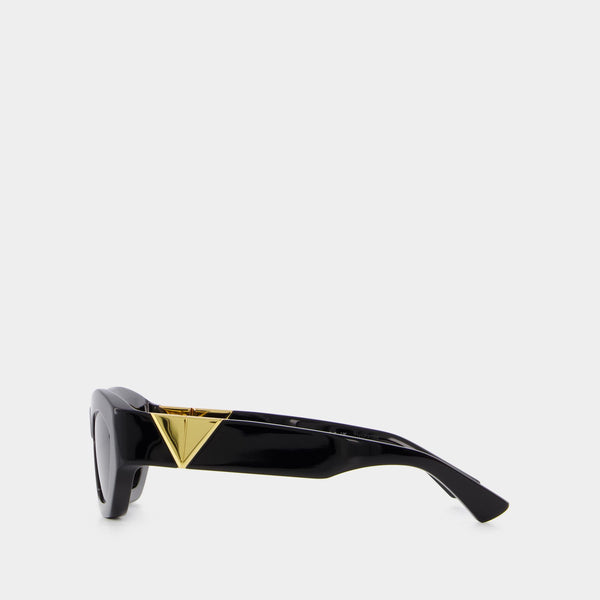 Lunettes De Soleil - Bottega Veneta - Acétate - Noir