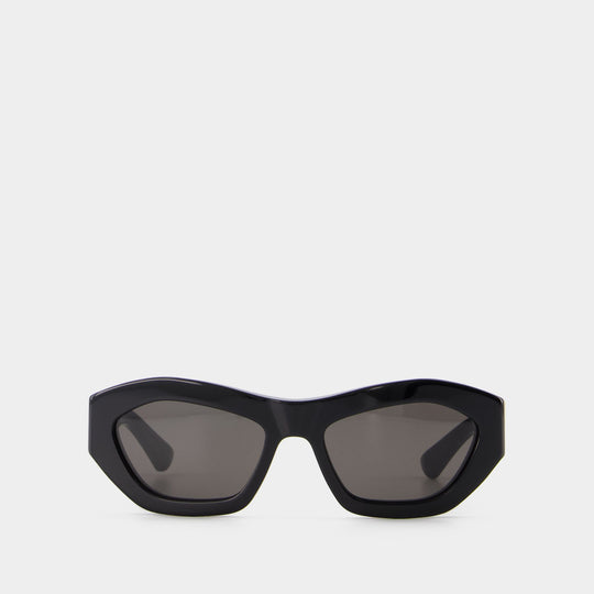 Lunettes De Soleil - Bottega Veneta - Acétate - Noir