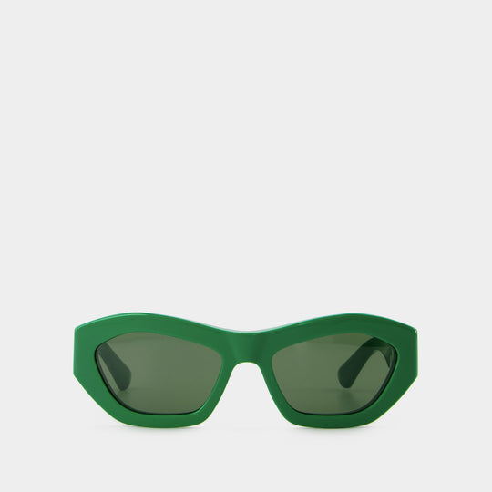 Lunettes De Soleil - Bottega Veneta - Acétate - Vert