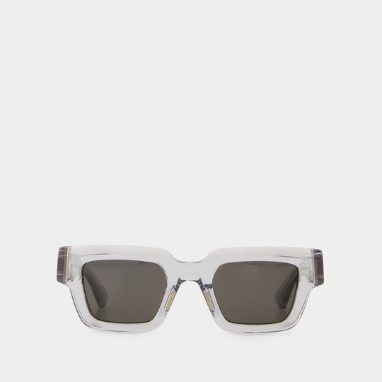 Lunettes De Soleil - Bottega Veneta - Acétate - Gris/Cristal
