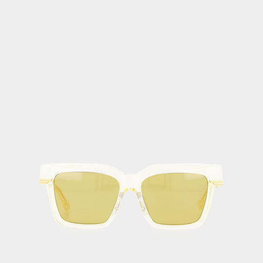 Lunettes De Soleil - Bottega Veneta - Acétate - Doré/Jaune