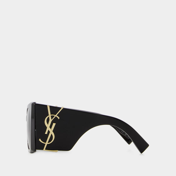 Lunettes De Soleil - Saint Laurent - Acétate - Noir