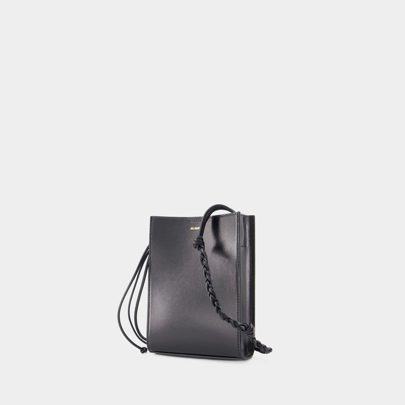 Sac Porté Épaule Tangle Ring - Jil Sander - Cuir - Noir