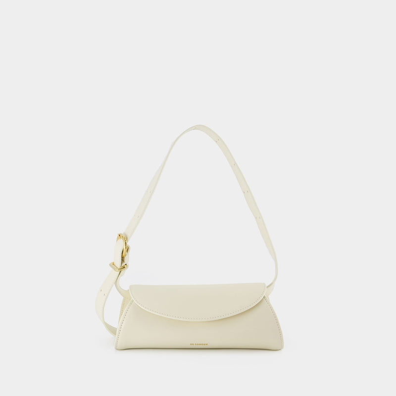 Sac Cannolo Mini - Jil Sander - Cuir - Beige