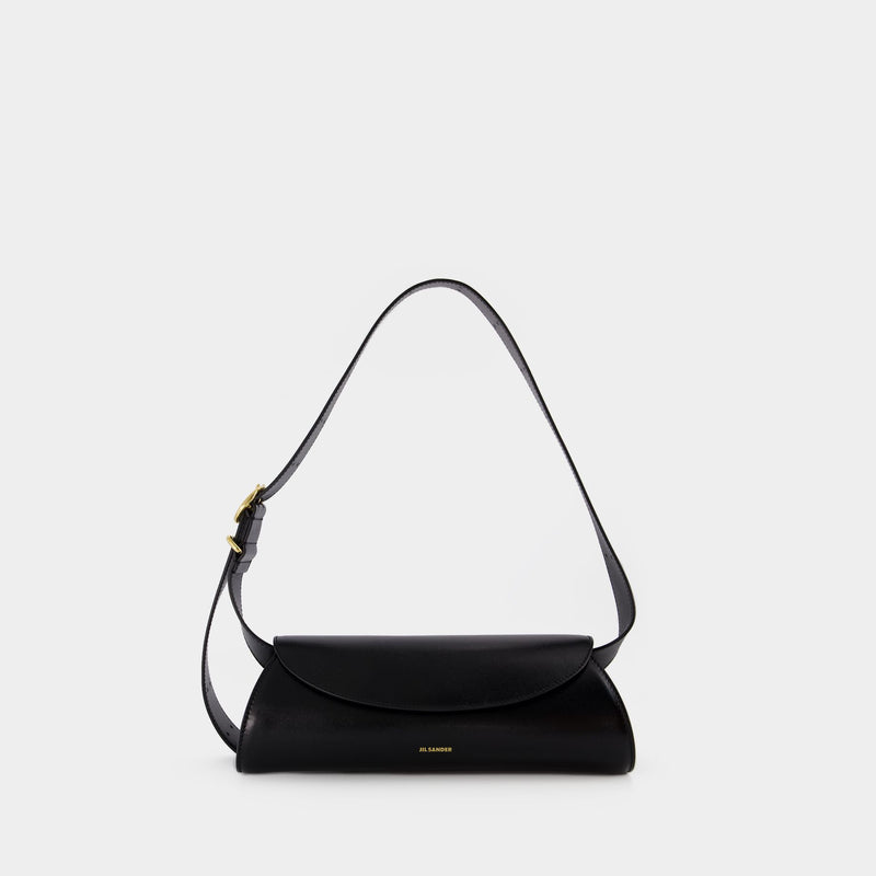 Sac Cannolo - Jil Sander - Cuir - Noir