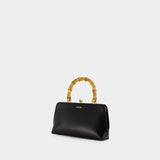 Sac Hobo Goji Mini - Jil Sander - Cuir - Noir