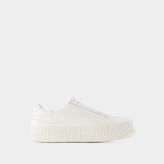 Sneakers - Jil Sander - Cuir - Blanc