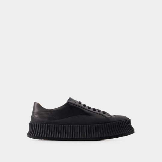 Sneakers - Jil Sander - Cuir - Noir