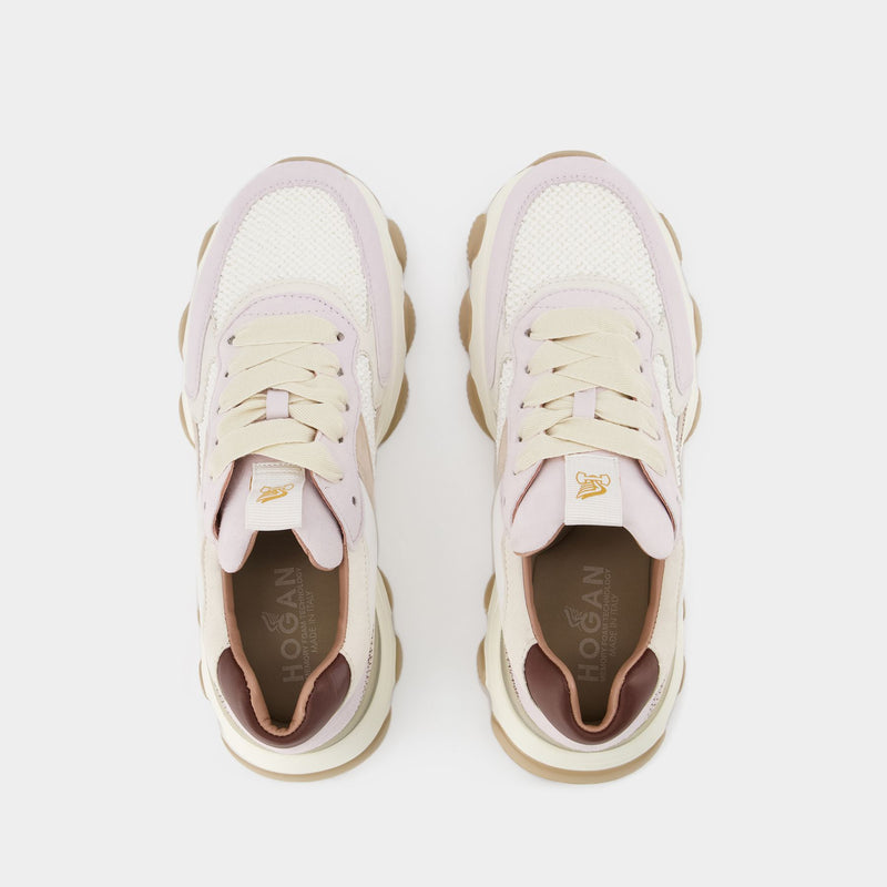 Sneakers Hyperactive - Hogan - Cuir - Beige