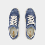 Sneakers H630 Allacciato - Hogan - Denim - Bleu