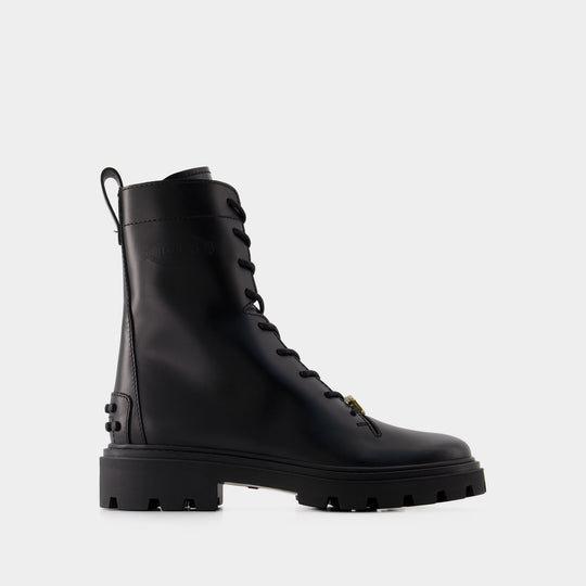 Bottes Gomma Pesante - Tod's - Cuir - Noir
