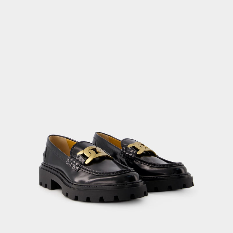 Mocassins Gomma Pesante - Tod's - Cuir - Noir