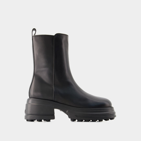 Bottes Gomma Tronchetto - Tod's - Cuir - Noir