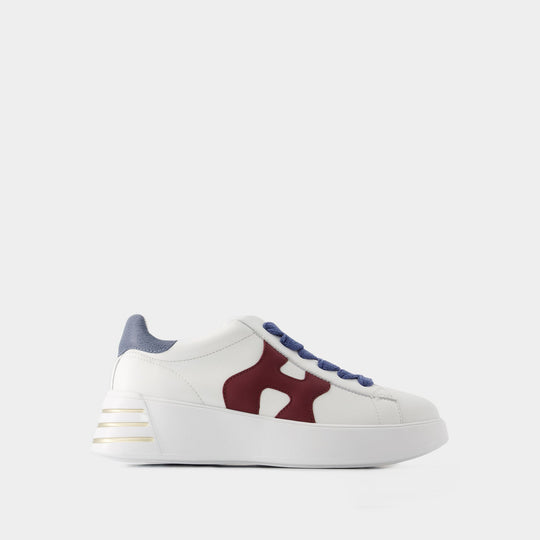 Sneakers Rebel Allacciato - Hogan - Cuir - Blanc
