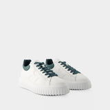 Sneakers H-Stripes Allacciato - Hogan - Cuir - Blanc