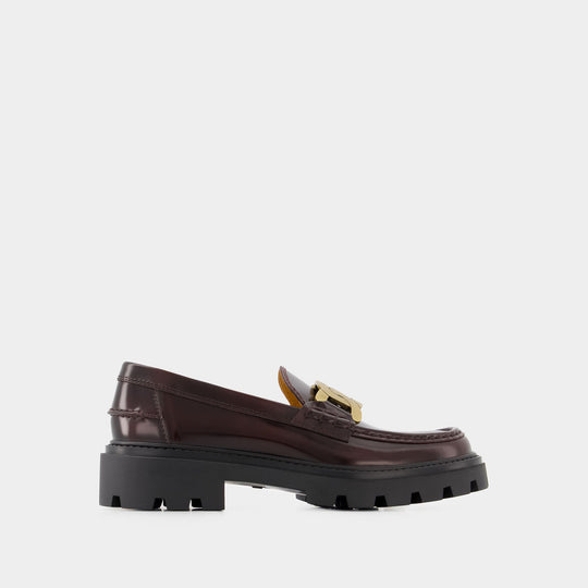 Mocassins Gomma Pesante - Tod's - Cuir - Bordeaux
