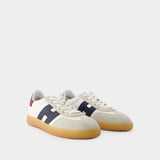 Sneakers H647 Allacciato - Hogan - Cuir - Blanc