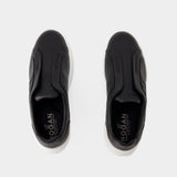 Sneakers H580 Slip On - Hogan - Cuir - Noir