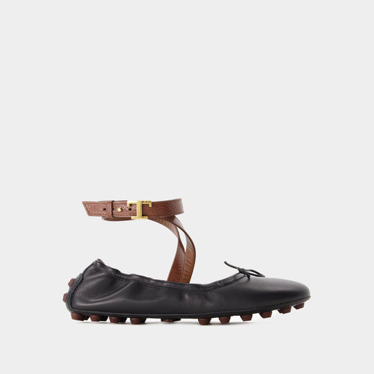 Ballerines Gommini - Tod's - Cuir - Noir