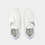 Sneakers H Slash - Hogan - Cuir - Blanc