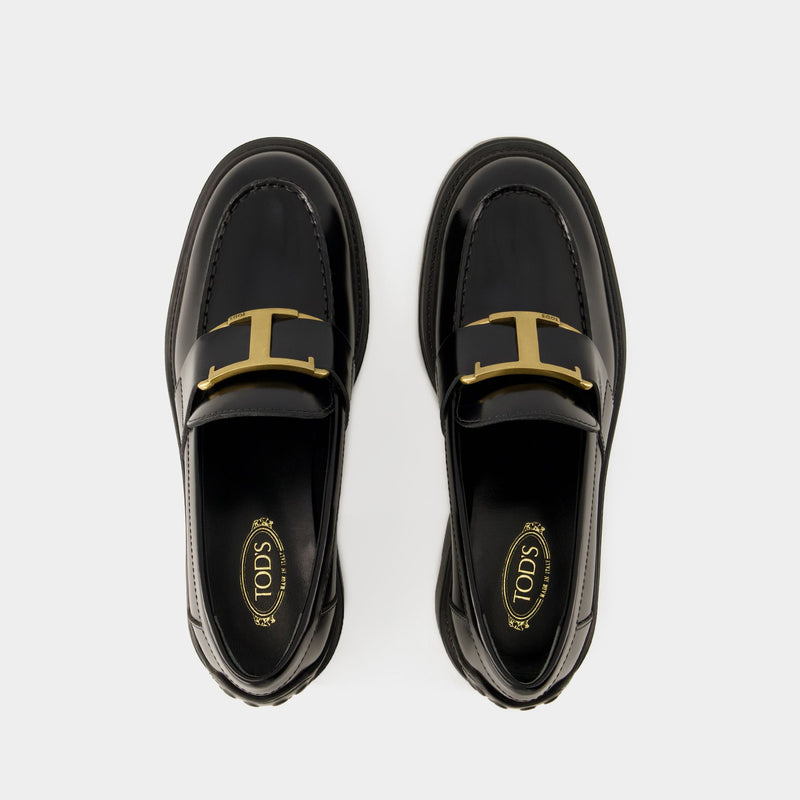 Mocassins Gomma Carro - Tod's - Cuir - Noir