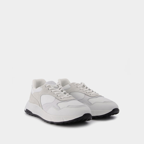 Baskets Hyperlight Allacciato en Toile Blanche