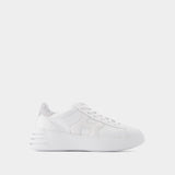 Baskets Rebel H564 Allacciato en Cuir Blanc