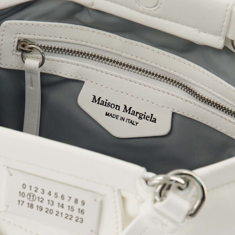 Tote Bag Glam Slam Small - Maison Margiela - Cuir - Blanc