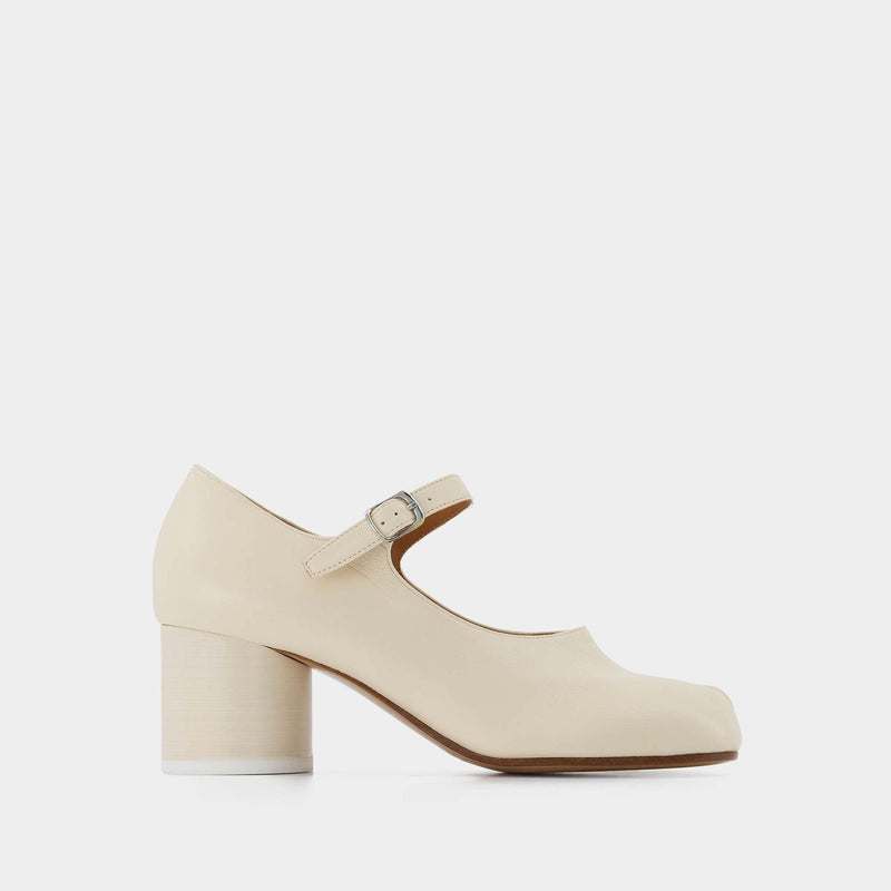 Escarpins Tabi Decolletes H60 - Maison Margiela - Cuir - Blanc