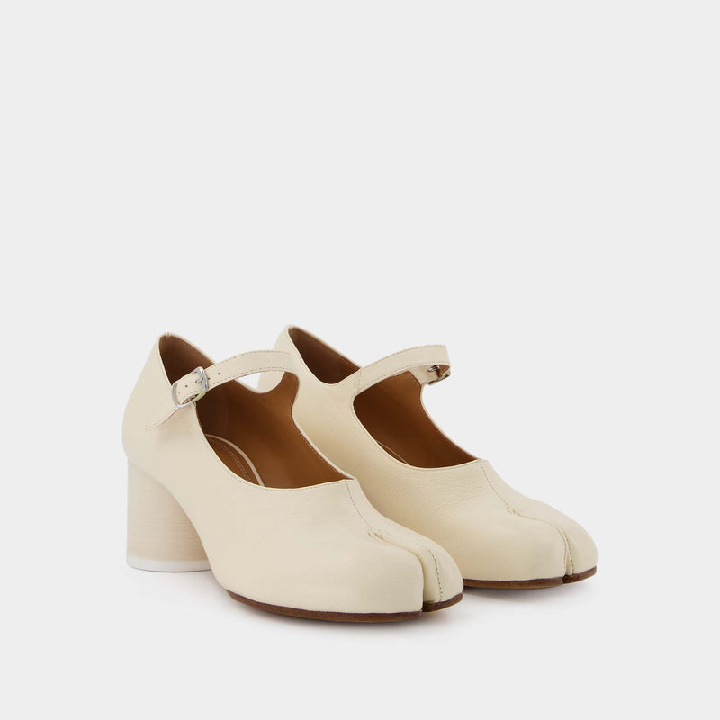 Escarpins Tabi Decolletes H60 - Maison Margiela - Cuir - Blanc